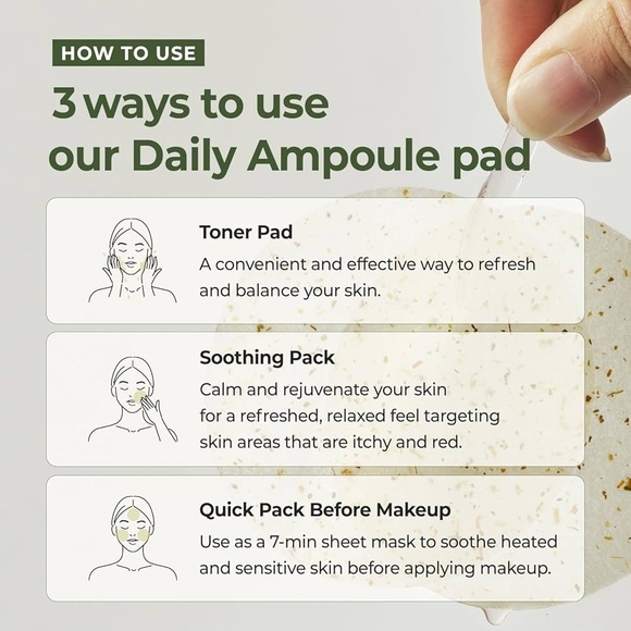 Daily Ampoule Pad - Green - Picture 5 of 6